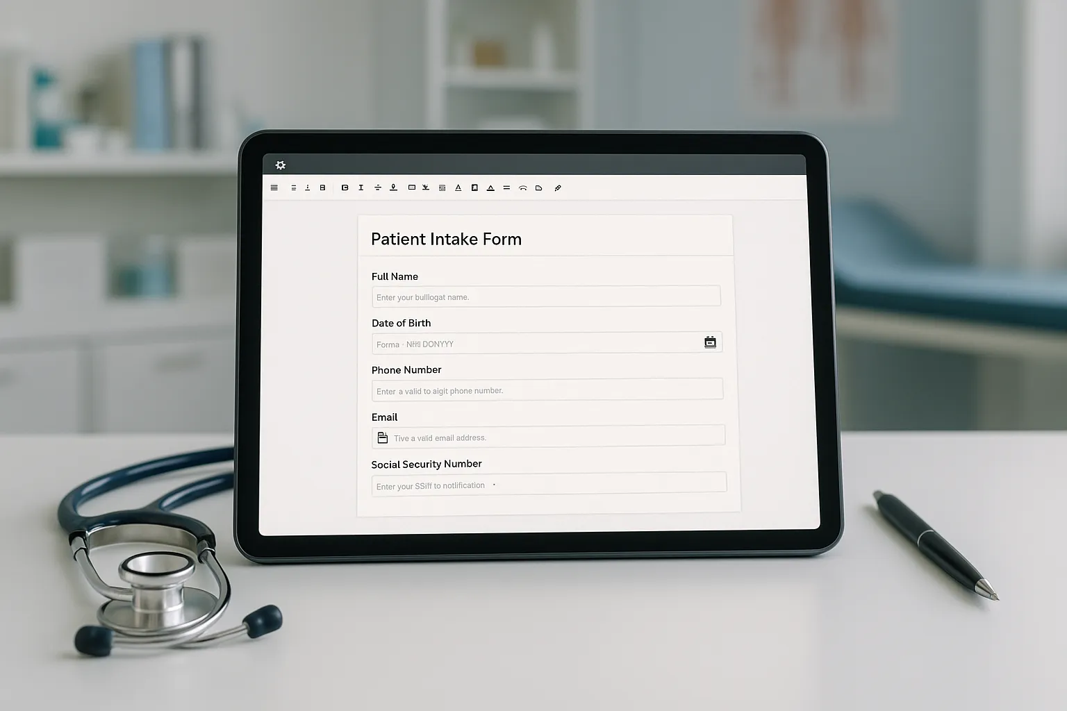 Digital Patient Intake System