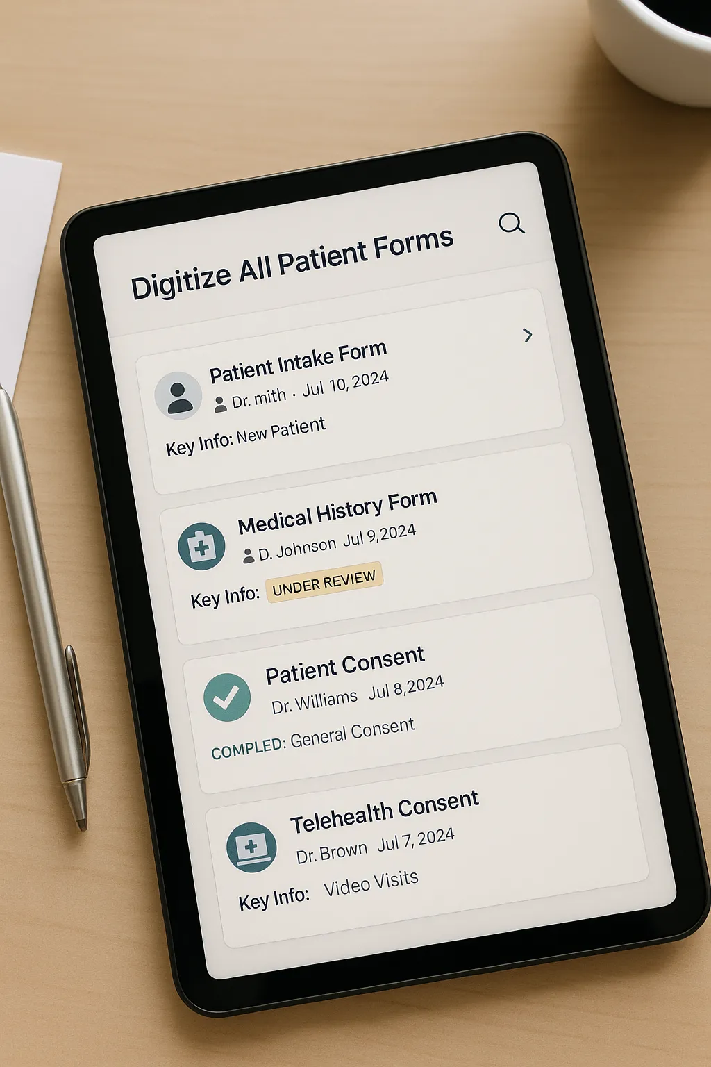 Digital Consent Forms